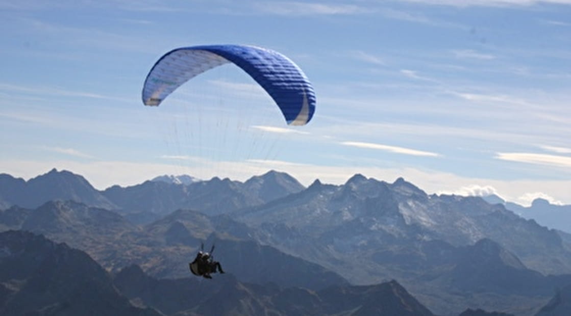 Parapente, Montagne, soleil